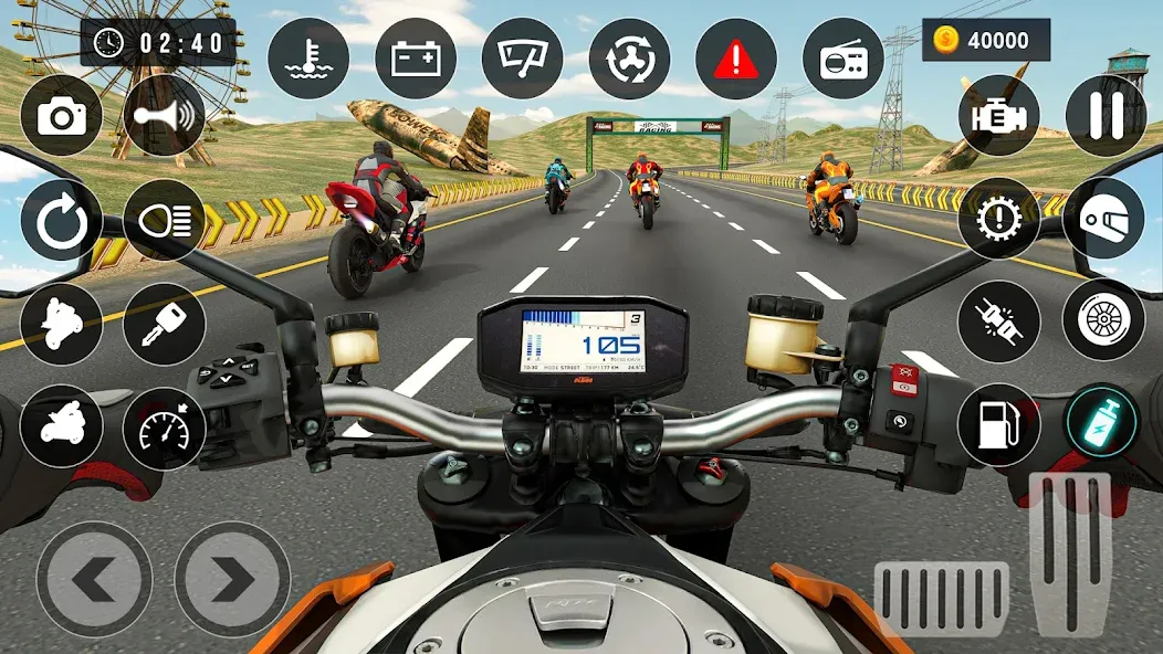 Bike Racing Games - Bike Game — Безлимитные деньги и топливо — скриншот 2 Bike Racing Games - Bike Game — Безлимитные деньги и топливо — скриншот 2