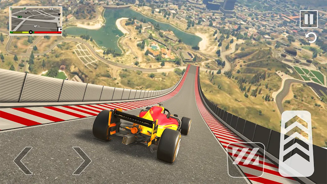 Скачать взломанную Formula Car Stunt - Car Games — Безлимитные деньги и все машины открыты — скриншот 3 Скачать взломанную Formula Car Stunt - Car Games — Безлимитные деньги и все машины открыты — скриншот 3