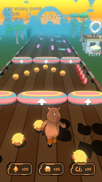 Скачать Hippo Dash MOD APK — Безлимитные жизни и ускорение скорости — скриншот 1 Скачать Hippo Dash MOD APK — Безлимитные жизни и ускорение скорости — скриншот 1