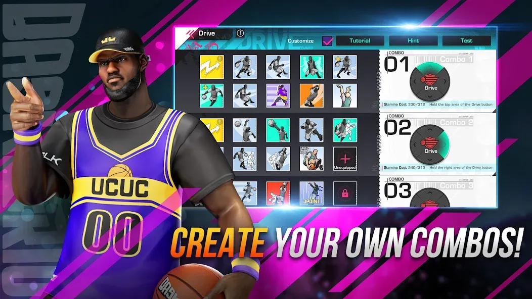 Basketrio - Allstar Streetball на Андроид — Мод Безлимитные деньги и все игроки открыты — скриншот 4