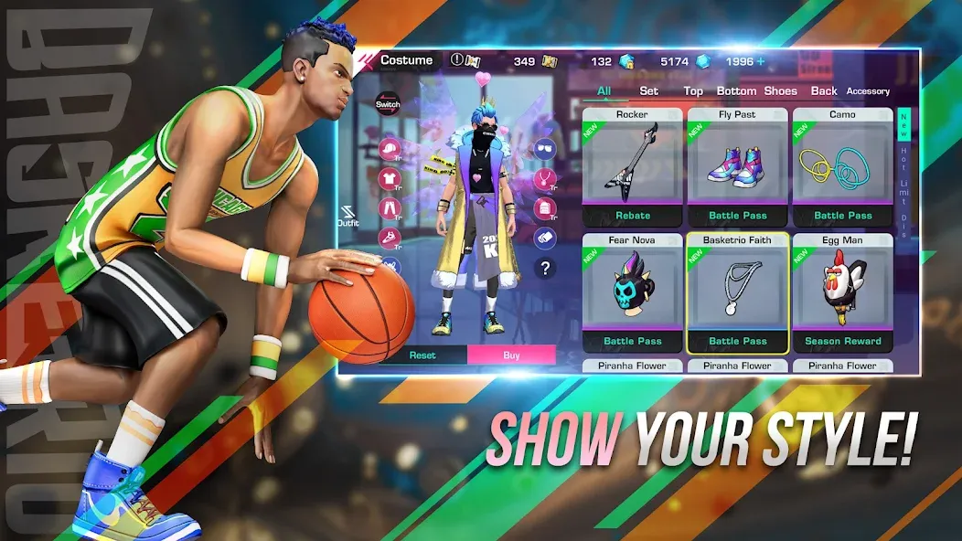 Basketrio - Allstar Streetball на Андроид — Мод Безлимитные деньги и все игроки открыты — скриншот 5
