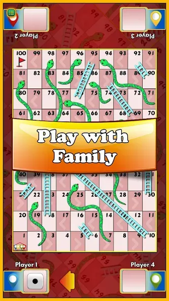 Скачать Snakes and Ladders King (Мод: Безлимитные монеты и все уровни) на Андроид — скриншот 2