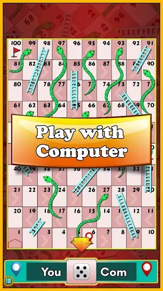 Скачать Snakes and Ladders King (Мод: Безлимитные монеты и все уровни) на Андроид — скриншот 5
