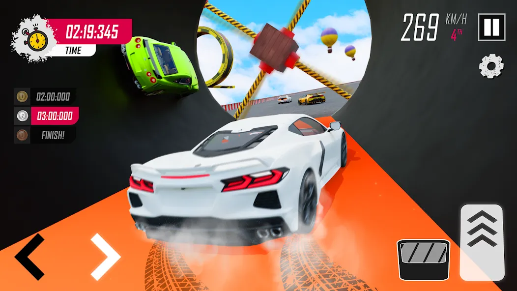 Racing Car Stunt MOD APK на Android — Безлимитные деньги и топливо — скриншот 1 Racing Car Stunt MOD APK на Android — Безлимитные деньги и топливо — скриншот 1