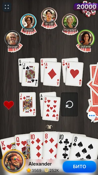Скачать Durak Championship с модом — Безлимитные монеты и все уровни — скриншот 5