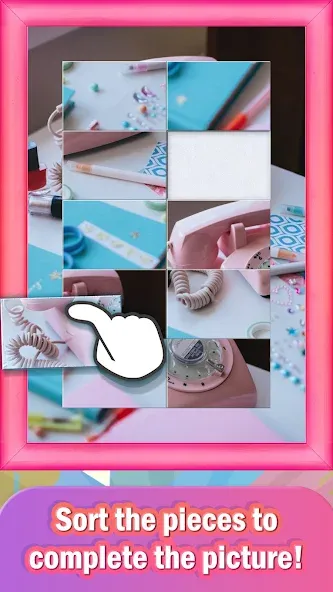Jigsort Puzzles (Мод Безлимитные подсказки и открыты все уровни) — скриншот 5