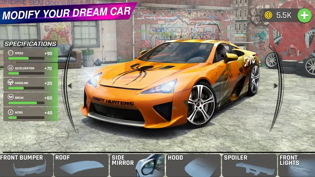 Скачать Extreme Car Driving: Car Drift на Андроид — Безлимитные деньги и все машины открыты — скриншот 2