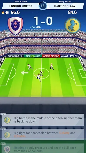 Idle Eleven - Soccer tycoon на Андроид — Безлимитные деньги и все команды — скриншот 2