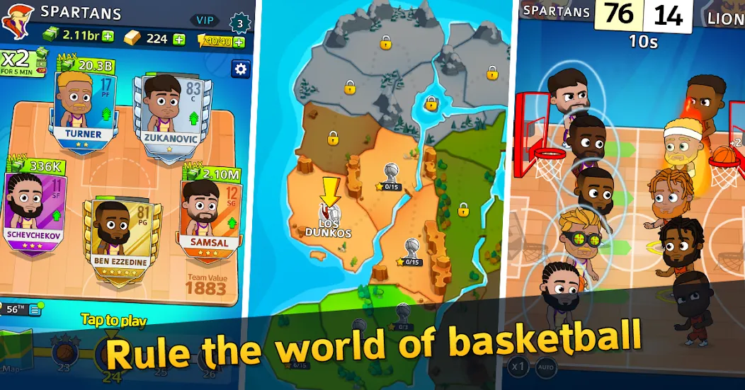 Скачать взлом Idle Five Basketball tycoon на Андроид — Безлимитные деньги и открыты все уровни — скриншот 1 Скачать взлом Idle Five Basketball tycoon на Андроид — Безлимитные деньги и открыты все уровни — скриншот 1
