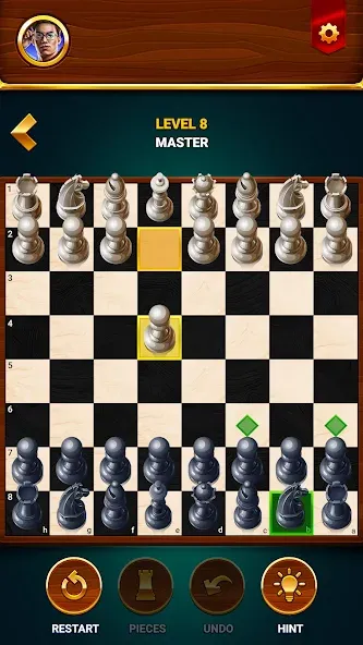Chess - Offline Board Game — Без рекламы и подсказки доступны — скриншот 4 Chess - Offline Board Game — Без рекламы и подсказки доступны — скриншот 4
