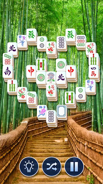 Скачать взломанную Mahjong Club - Solitaire Game — Безлимитные подсказки и монеты — скриншот 4