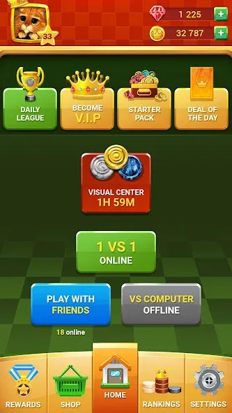 Checkers - Online & Offline — Мод: Игра без рекламы и онлайн — скриншот 2 Checkers - Online & Offline — Мод: Игра без рекламы и онлайн — скриншот 2