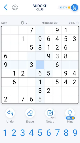 Sudoku Game - Daily Puzzles на Андроид — Мод Без рекламы и подсказки доступны — скриншот 2 Sudoku Game - Daily Puzzles на Андроид — Мод Без рекламы и подсказки доступны — скриншот 2