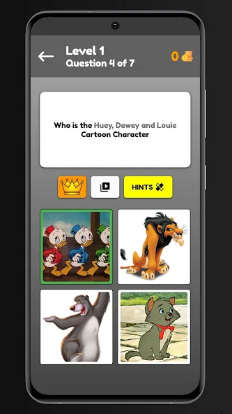 Скачать Guess Cartoon Character Quiz на Андроид — Открыты все персонажи и уровни — скриншот 4