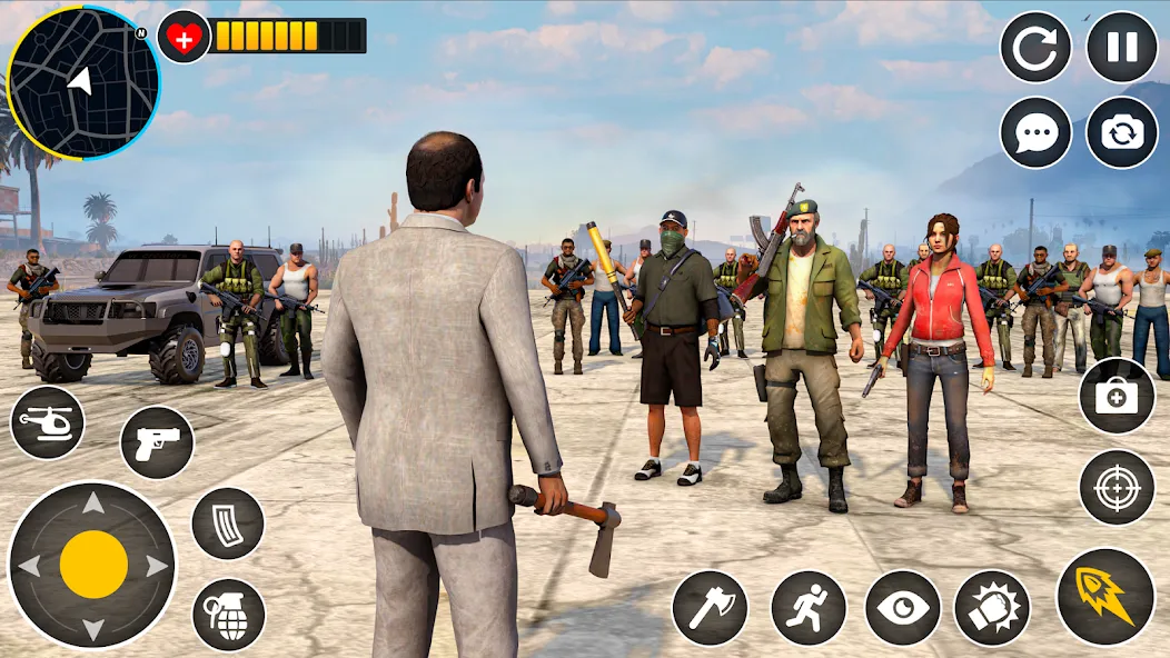 Grand Mafia Vegas Simulator Mod APK Безлимитные деньги и оружие — Скачать на Андроид — скриншот 1