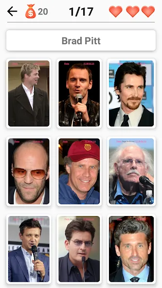 Скачать Hollywood Actors - Celebrities — Модификация Открыты все актеры и уровни — скриншот 3