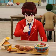 Anime Boy High School Life 3d MOD — Много денег и все уровни открыты на Андроид