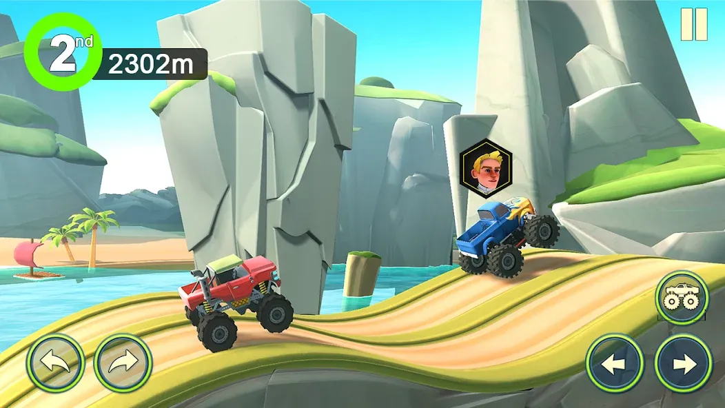 Скачать Monster Truck Crush — Последняя версия (Безлимитные деньги и все машины открыты) — скриншот 1