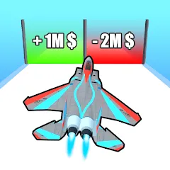 Plane Evolution! MOD — Безлимитные деньги и улучшения самолетов на Андроид
