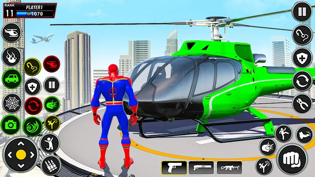 Miami Superhero: Spider Games на Андроид — Безлимитные деньги и суперспособности — скриншот 2