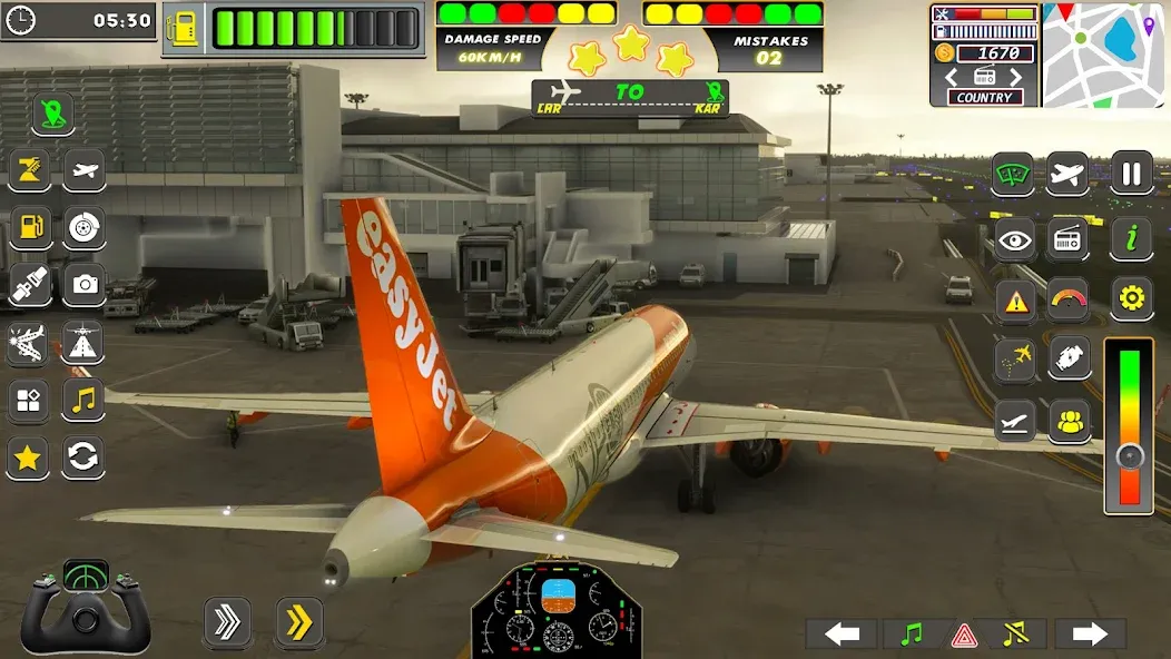 Real Flight Sim Airplane Games Mod APK Безлимитные деньги и все самолеты открыты — Скачать на Андроид — скриншот 4 Real Flight Sim Airplane Games Mod APK Безлимитные деньги и все самолеты открыты — Скачать на Андроид — скриншот 4