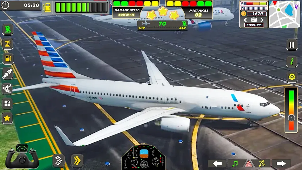 Real Flight Sim Airplane Games Mod APK Безлимитные деньги и все самолеты открыты — Скачать на Андроид — скриншот 5 Real Flight Sim Airplane Games Mod APK Безлимитные деньги и все самолеты открыты — Скачать на Андроид — скриншот 5