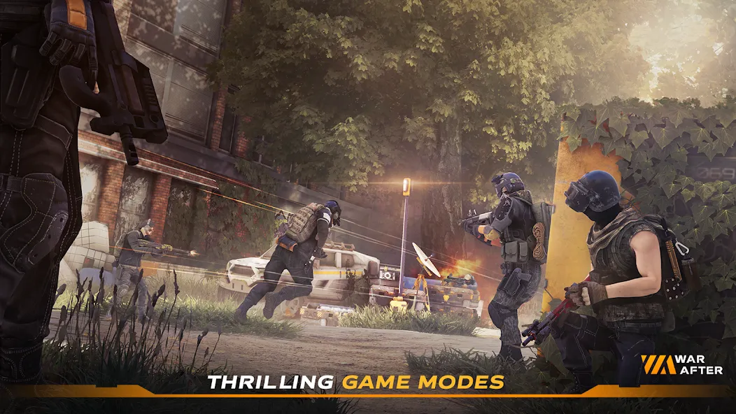 Скачать War After: PvP Shooter на Андроид — Безлимитные ресурсы и оружие — скриншот 4