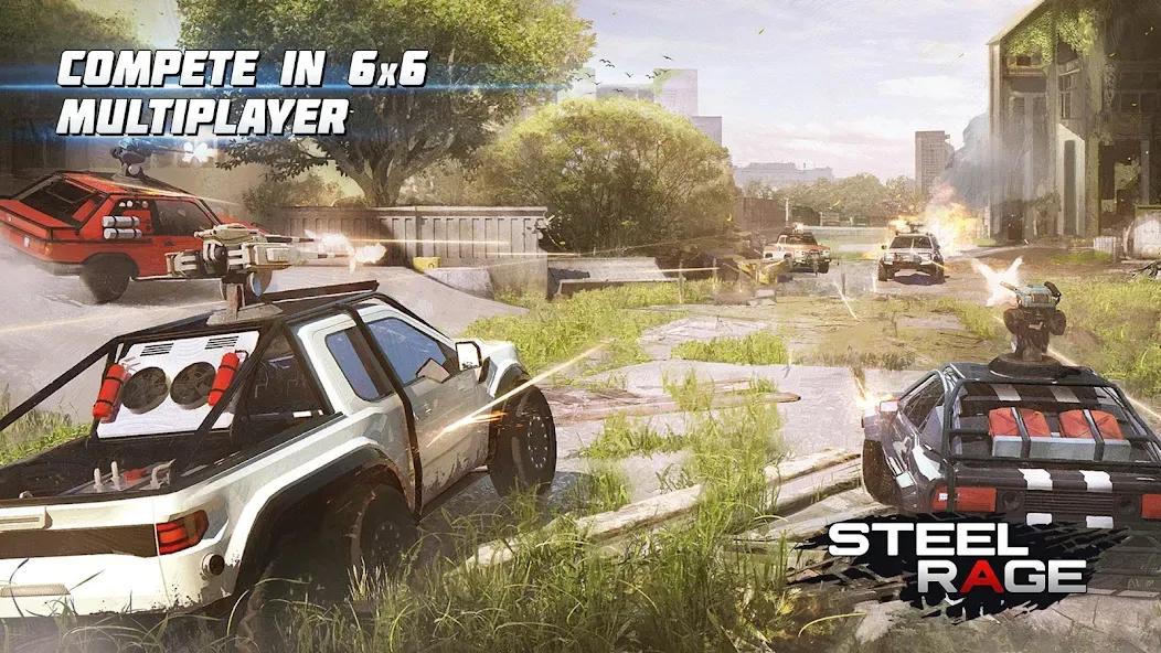 Steel Rage: Mech Cars PvP War Mod APK Безлимитные деньги и все машины — Скачать на Андроид — скриншот 1 Steel Rage: Mech Cars PvP War Mod APK Безлимитные деньги и все машины — Скачать на Андроид — скриншот 1