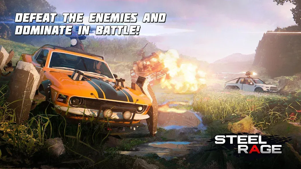 Steel Rage: Mech Cars PvP War Mod APK Безлимитные деньги и все машины — Скачать на Андроид — скриншот 2 Steel Rage: Mech Cars PvP War Mod APK Безлимитные деньги и все машины — Скачать на Андроид — скриншот 2