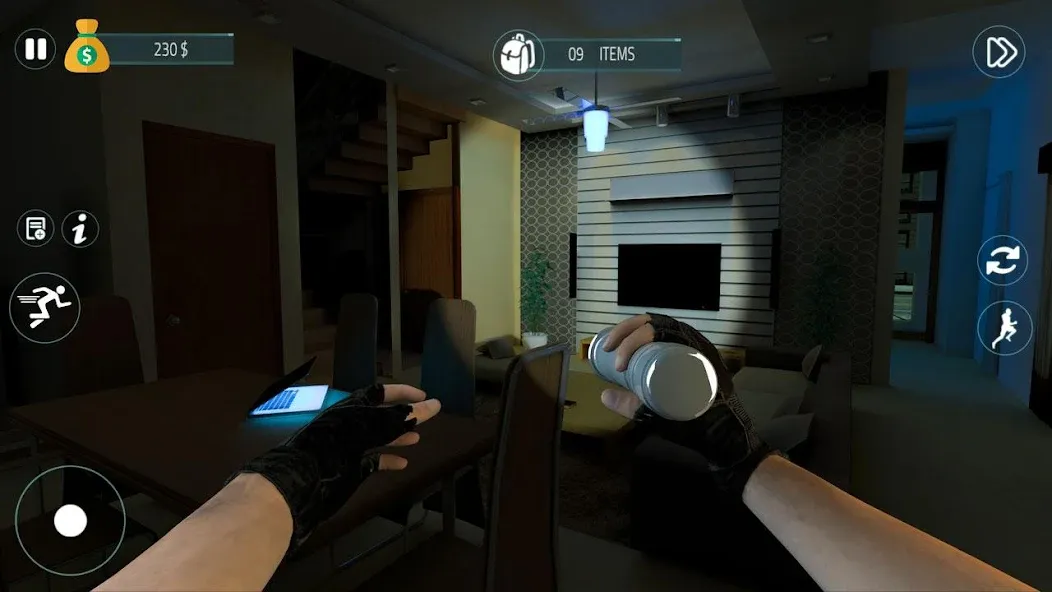 Взломанная Sneak Thief Simulator: Robbery на Андроид — Безлимитные деньги и всё открыто — скриншот 1