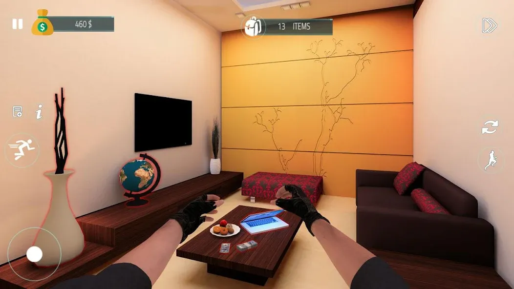 Взломанная Sneak Thief Simulator: Robbery на Андроид — Безлимитные деньги и всё открыто — скриншот 2