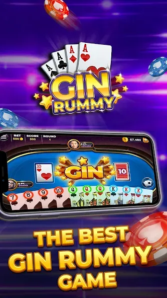 Gin Rummy - Card Game — Безлимитные монеты и подсказки — скриншот 5