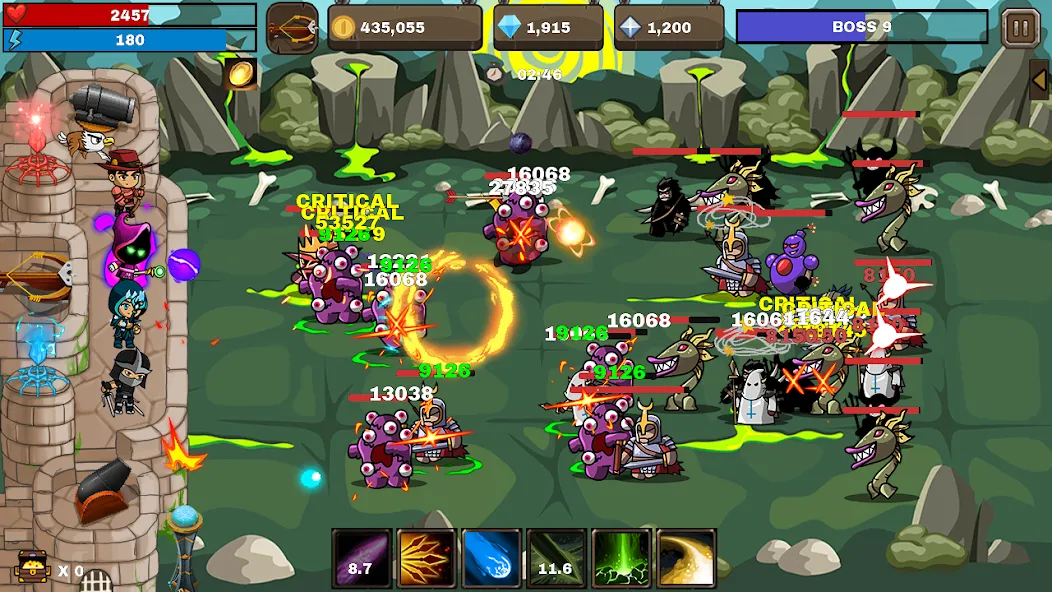 Скачать взломанную Final Castle Defence:Idle RPG — Безлимитные деньги и усиленная защита замка — скриншот 4