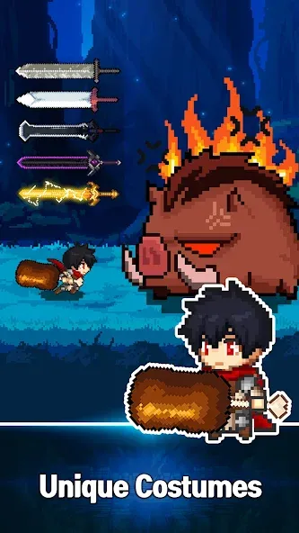 Slayer Legend : Idle RPG — Мод: Много денег и усиленный герой — скриншот 4