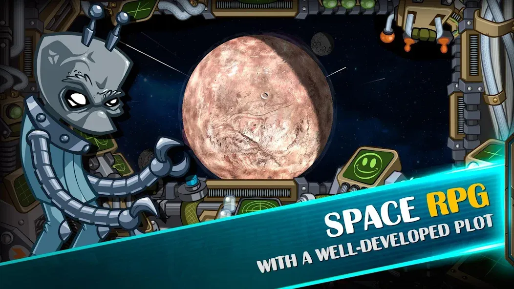 Space Raiders RPG MOD — Безлимитные ресурсы и мощное оружие на Андроид — скриншот 2
