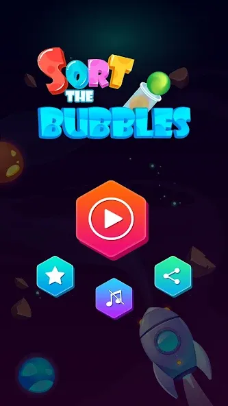 Взломанная Ball Sort - Bubble Sort Puzzle на Андроид — Без рекламы и все уровни открыты — скриншот 1 Взломанная Ball Sort - Bubble Sort Puzzle на Андроид — Без рекламы и все уровни открыты — скриншот 1