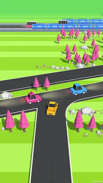 Traffic Run!: Driving Game MOD — Безлимитные деньги и все машины на Андроид — скриншот 5