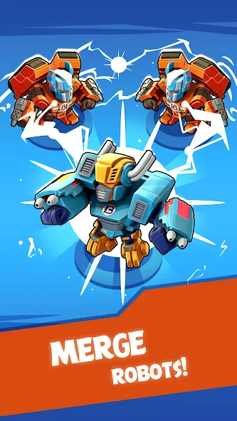 Скачать Merge Plane Robots Idle Empire — Модификация Безлимитные деньги и энергия — скриншот 5