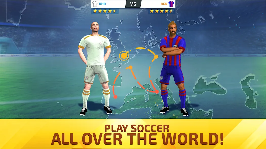 Soccer Star 24 Top Leagues на Андроид — Мод Безлимитные деньги и все лиги открыты — скриншот 5