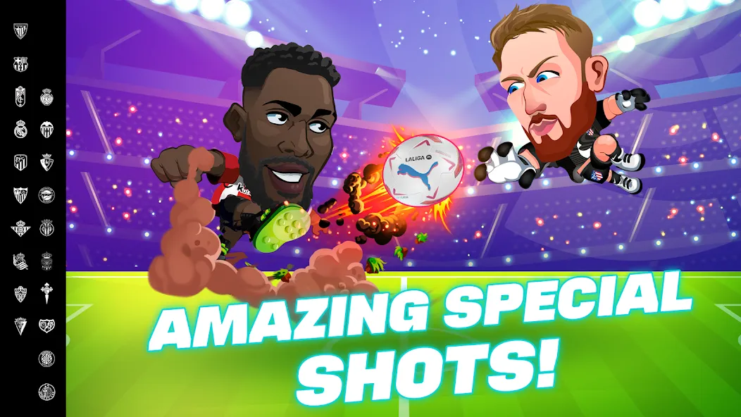 LALIGA Head Football 23 SOCCER — Взломанная версия (Безлимитные монеты и все команды открыты) — скриншот 2