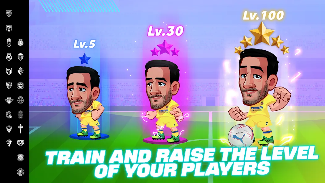 LALIGA Head Football 23 SOCCER — Взломанная версия (Безлимитные монеты и все команды открыты) — скриншот 3