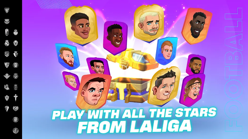 LALIGA Head Football 23 SOCCER — Взломанная версия (Безлимитные монеты и все команды открыты) — скриншот 4