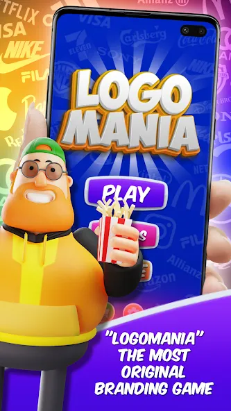 Скачать Logomania - Logo Quiz Original на телефон — Открыты все логотипы и уровни — скриншот 1 Скачать Logomania - Logo Quiz Original на телефон — Открыты все логотипы и уровни — скриншот 1