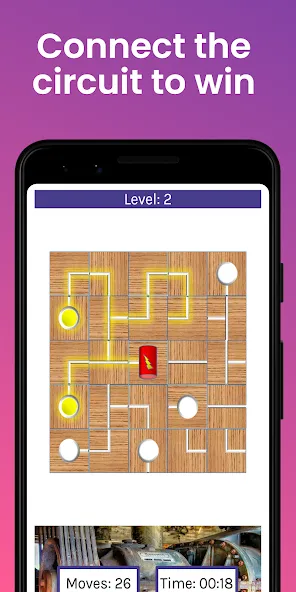 Otherworld: Circuit Puzzles (Мод Безлимитные подсказки и открыты все уровни) — скриншот 3