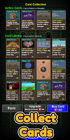 Скачать взломанную Lone Tower Roguelike Defense — Неограниченные ресурсы и усиленная башня — скриншот 3