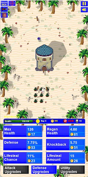 Скачать взломанную Lone Tower Roguelike Defense — Неограниченные ресурсы и усиленная башня — скриншот 5