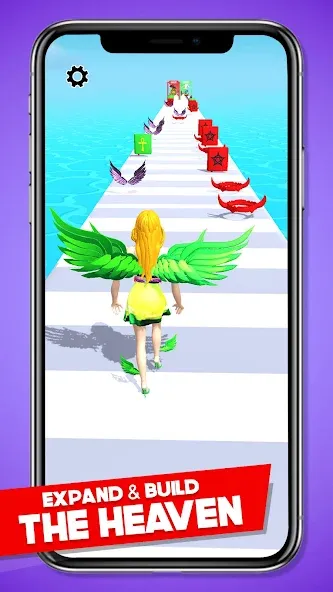 Heaven Life Rush! Paradise Run MOD — Безлимитные монеты и все уровни на Андроид — скриншот 2