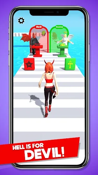 Heaven Life Rush! Paradise Run MOD — Безлимитные монеты и все уровни на Андроид — скриншот 3