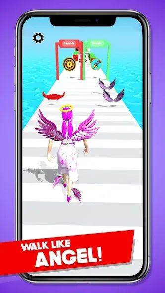 Heaven Life Rush! Paradise Run MOD — Безлимитные монеты и все уровни на Андроид — скриншот 4