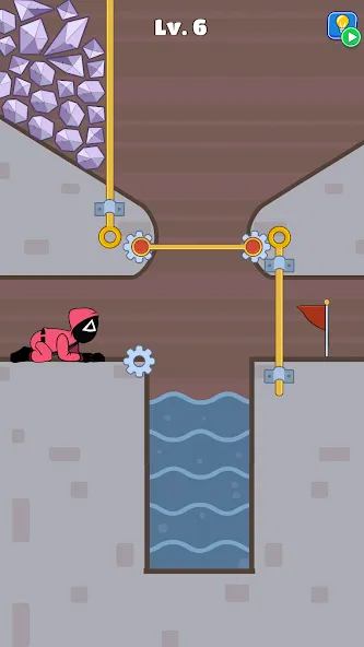 Prison Escape: Pin Puzzle MOD APK на Android — Безлимитные деньги и подсказки — скриншот 1 Prison Escape: Pin Puzzle MOD APK на Android — Безлимитные деньги и подсказки — скриншот 1
